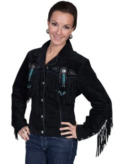 Women's Scully Boar Suede Jacket #L152 -Outlet Cowgirl Closet Store eb34afb2e44813d97d4445f4b208efe8