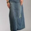 Women's Roper Long Denim Skirt #11-060-0202-0469BU