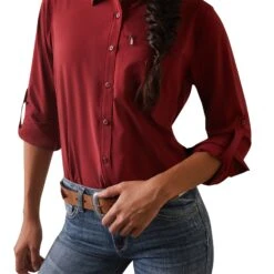 Women's Ariat VentTEK Stretch Button Down Shirt #10043495 7 Women's Ariat VentTEK Stretch Button Down Shirt #10043495 -Outlet Cowgirl Closet Store f7afe623d362bf2a932422c58da6265d