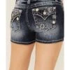 Women's Miss Me Cowgirl Shorts #M3859H