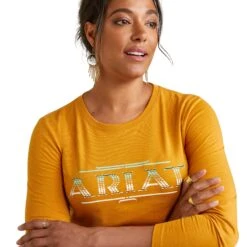 Women's Ariat Serape Logo T-Shirt #10042784 -Outlet Cowgirl Closet Store ffb9685cf5e8486e3a3ad7efc4da0695