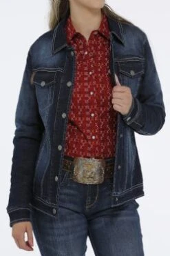 Women's Cinch Denim Jacket #MAJ9878004 -Outlet Cowgirl Closet Store maj9878004 1 1932 general